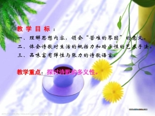 高中语文 (老马)课件 新人教版选修(中国现代诗歌散文欣赏) 课件