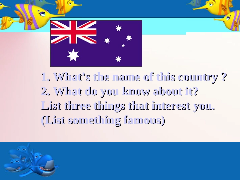 高中英语 Unit3Australia-全套课件 新人教选修9 课件_第3页