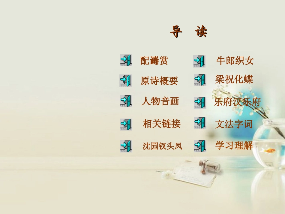 高中语文 孔雀东南飞5课件 新人教版必修2 课件_第3页