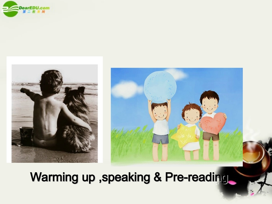 高中英语 warming up speaking and pre-reading课件 新人教版必修1 课件_第1页