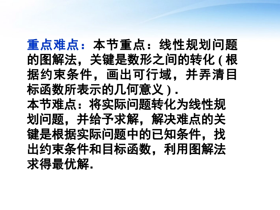 高中数学 第三章333简单的线性规划问题精品课件 苏教版必修5 课件_第3页