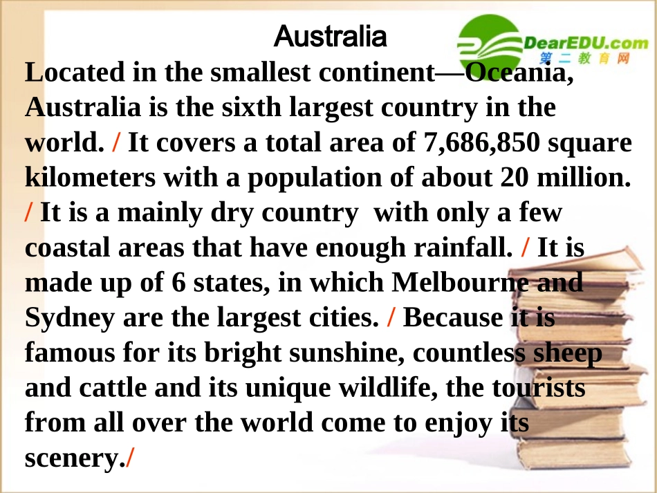 高中英语 常见写作地点表达方法课件 新人教版必修2 课件_第3页