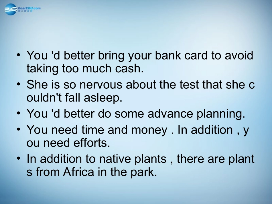 高中英语(Module 1 Small Talk)课件3 外研版选修6 课件_第3页