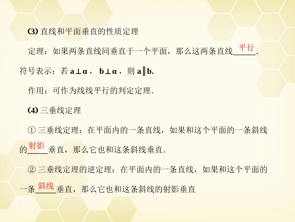 高考数学总复习 9.3空间中的垂直关系课件 文 大纲人教版 课件_第2页