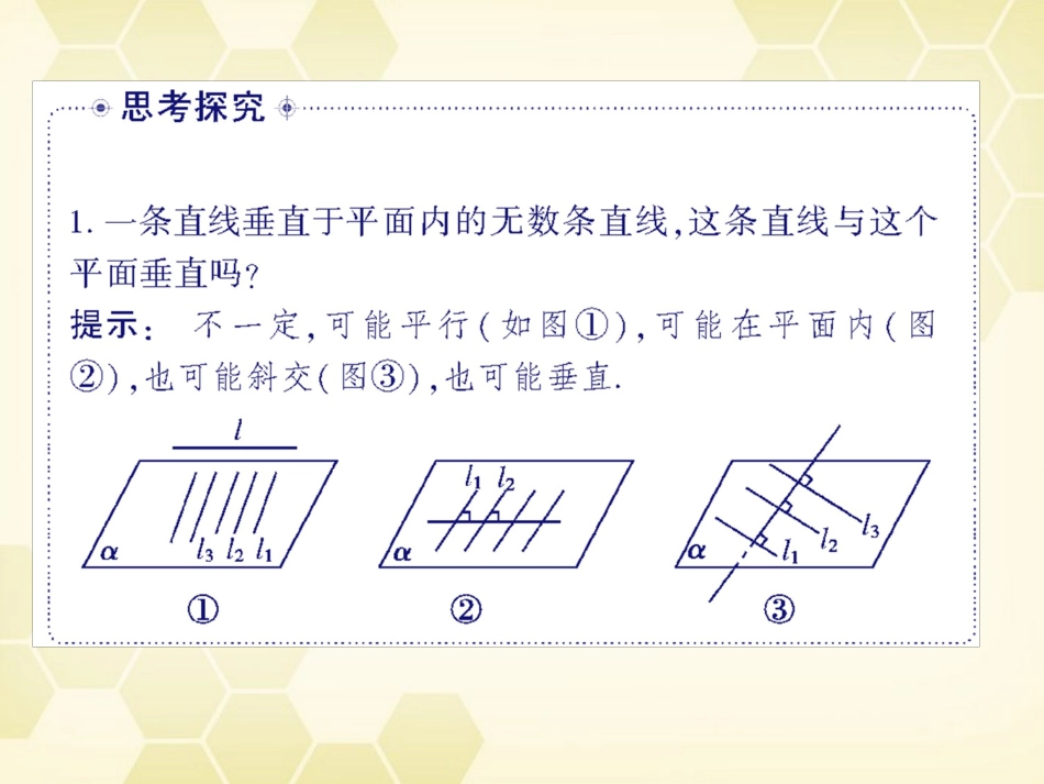 高考数学总复习 9.3空间中的垂直关系课件 文 大纲人教版 课件_第3页