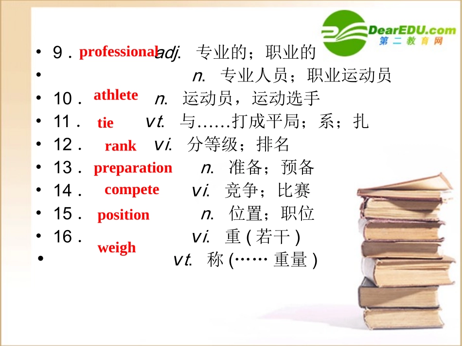 高三一轮(全国版)英语(全国卷2专用)：高一 Units8(课件) 课件_第3页