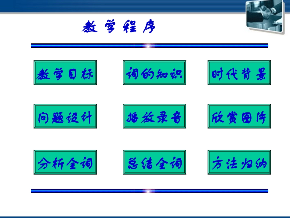 高中语文(沁园春·长沙) 课件5 北京版选修2 课件_第2页