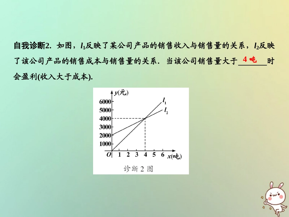 秋八年级数学上册 第12章 一次函数 12.2 一次函数(第6课时)课件 (新版)沪科版 课件_第3页