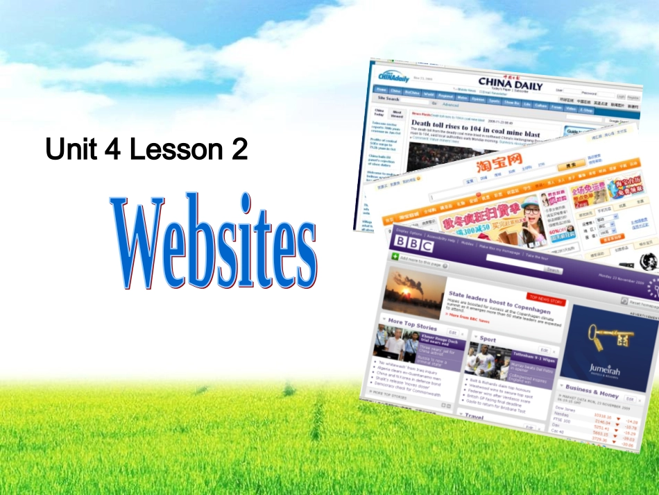 高一英语(unit 4 lesson 2)课件_第2页