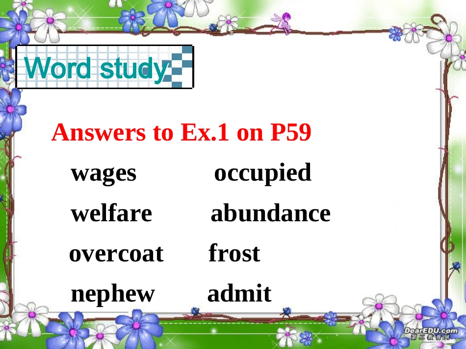 高三英语暑期专用第七单元课件一 新课标 人教版 课件_第3页