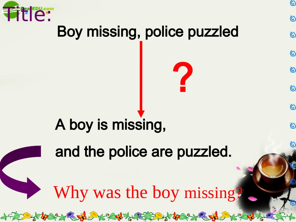 高一英语 unit1(Tales of the unexplained-reading)课件 牛津译林版必修2 课件_第2页