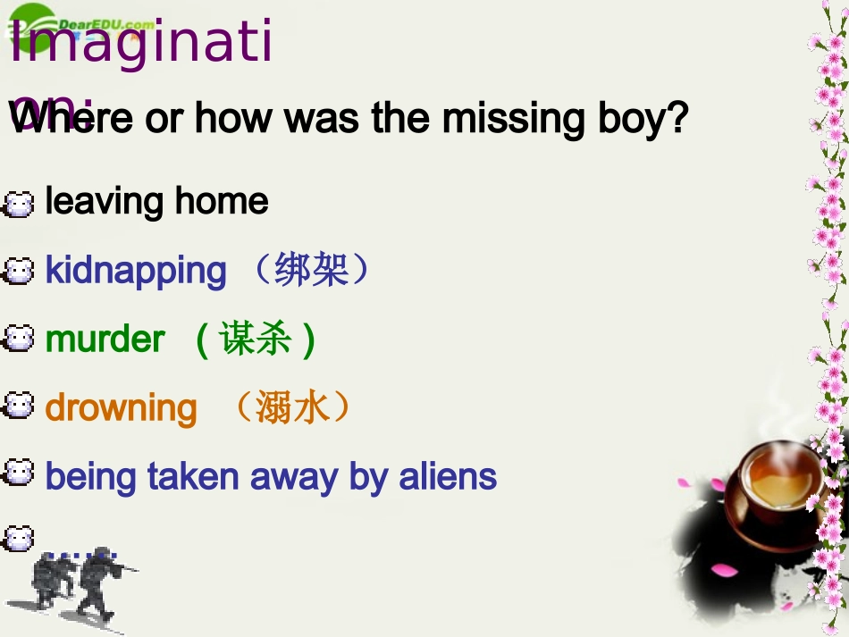 高一英语 unit1(Tales of the unexplained-reading)课件 牛津译林版必修2 课件_第3页