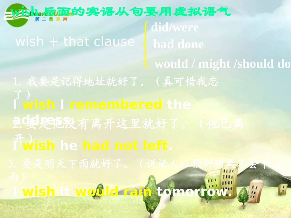 高三英语高考语法专练课件 虚拟语气 课件_第3页