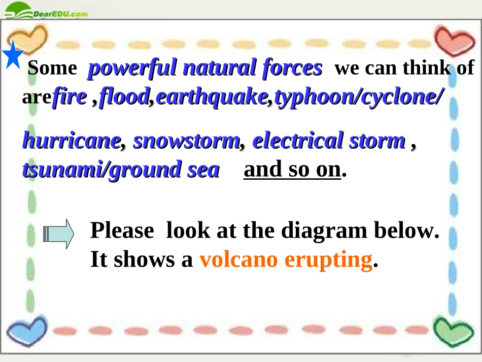 高中英语 Unit5(The Power of nature)课件34 新人教版选修6 课件_第3页