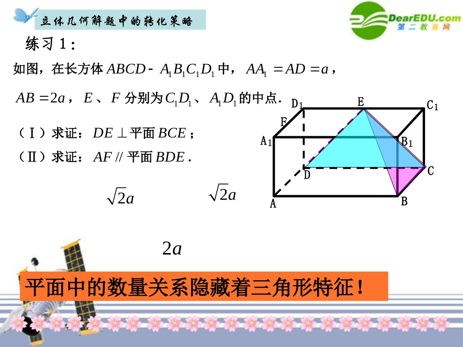 高中数学 立体几何复习课件 新人教A版必修2 课件_第3页