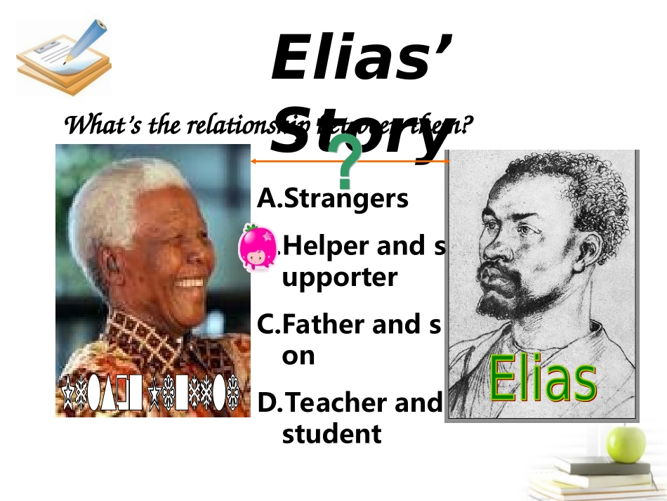 高中英语 Unit5 Nelson Mandela-a modern hero- Reading优质课件 新人教版必修1 课件_第2页