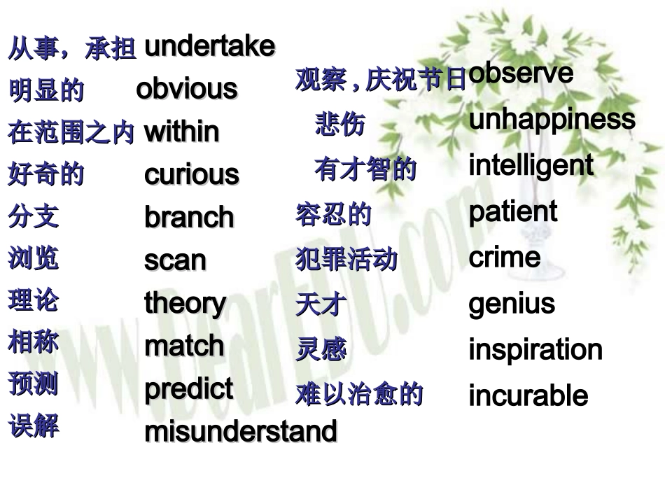 高三英语第一轮复习之高二英语Unit1 知识点复习 人教版 试题_第2页