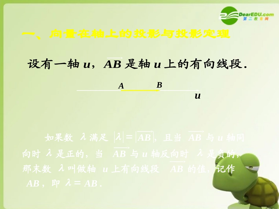 高中数学 2.1(空间向量的坐标)课件(1) 北师大版选修2-1 课件_第2页