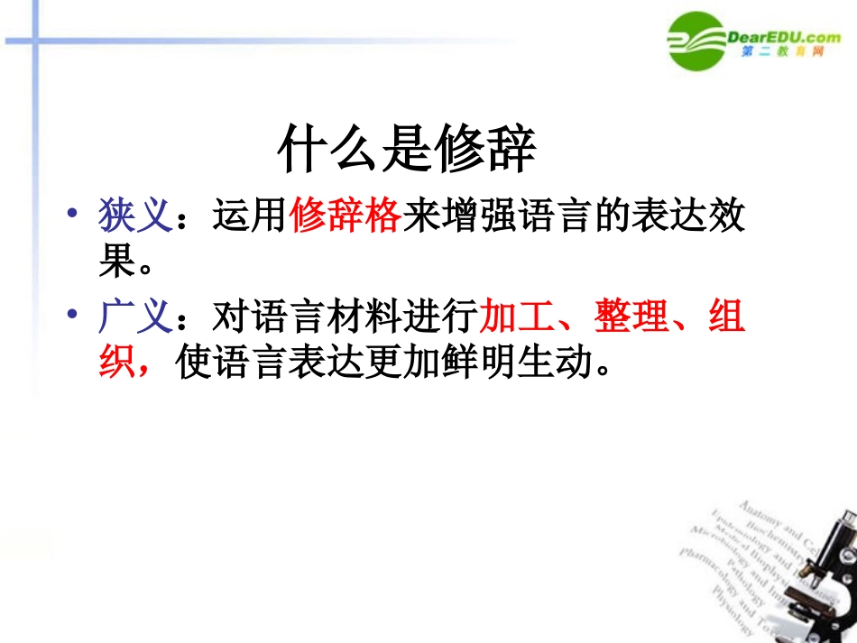 高中语文 表达交流辞无处不在课件 新人教版必修2 课件_第3页