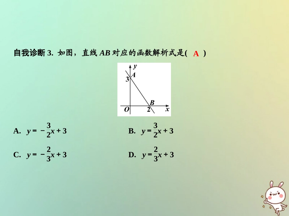 秋八年级数学上册 第12章 一次函数 12.2 一次函数(第4课时)课件 (新版)沪科版 课件_第3页