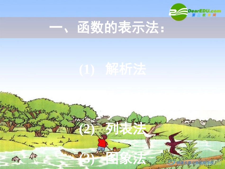 高一数学：(函数的表示法)教学讲解课件_第3页