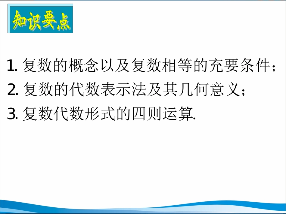 湖南师大 高三数学 复数复习课件 文 课件_第2页