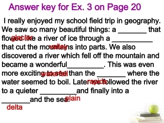 高中英语 Unit3 Travel journal-Grammar优质课件 新人教版必修1 课件