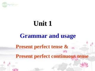 高中英语 Unit1Tales of the unexplained Grammar and usage 1精品课件 牛津译林版必修2 课件