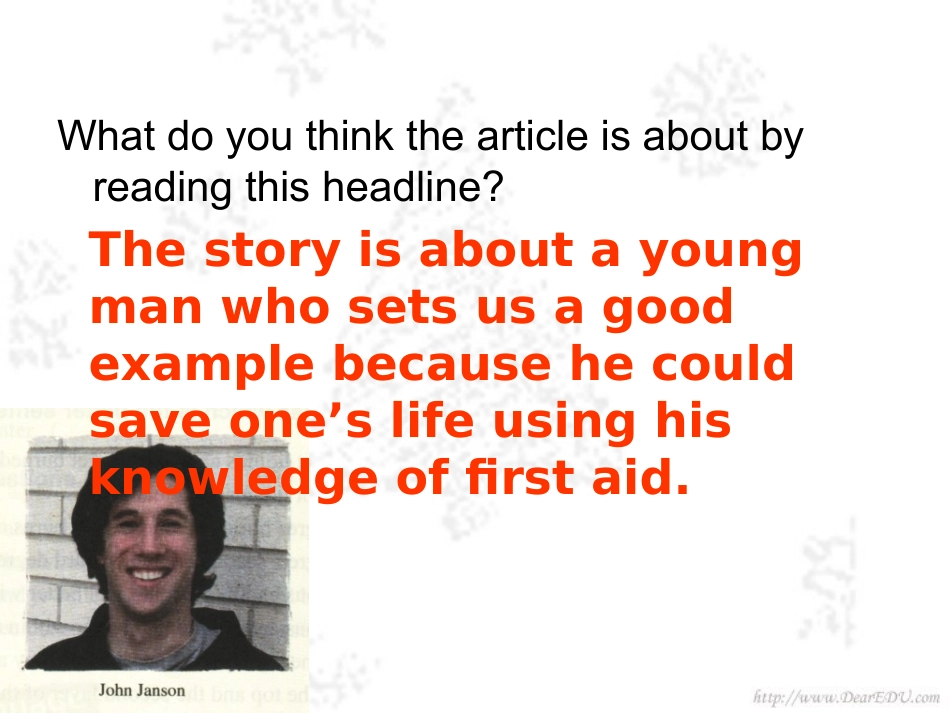 高二英语Unit5 Using Language 新课标 课件_第2页