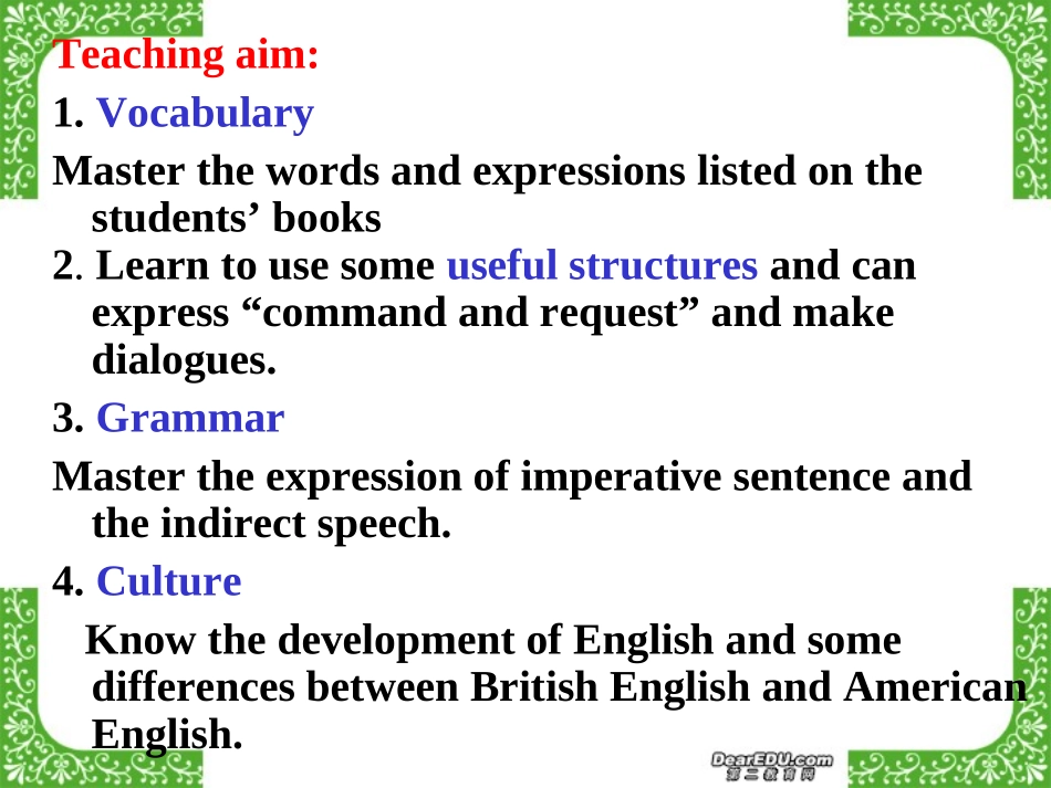高一英语模块一Unit2 English around the world课件 新课标 人教版 课件_第2页