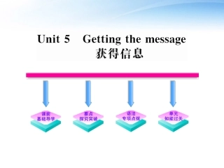高中英语 Unit5(1)课件 大纲人教版全一册 课件
