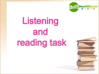 高二英语 Unit 2 Robots-Listening and Reading task课件 人教新目标版选修7 课件