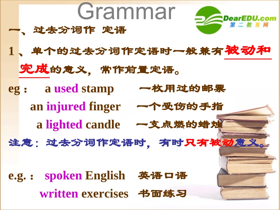 高二英语 unit1 语法课件 新人教版必修5 课件_第3页