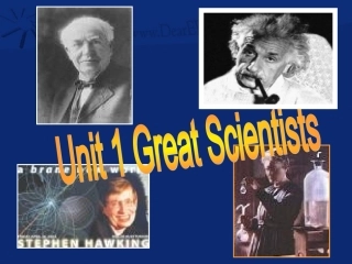 高二英语Unit1 Great scientist period1课件