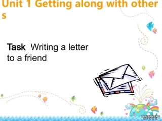 高二英语Unit1 Task2 牛津版 课件