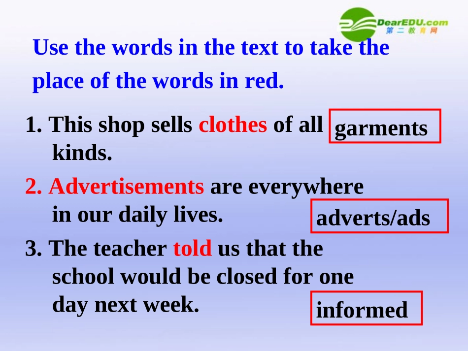 高中英语 Unit5Inside advertising-Language points课件 新人教选修9 课件_第2页