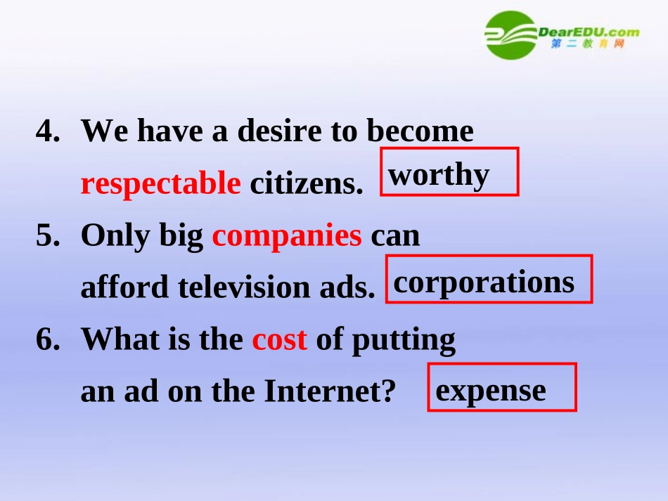 高中英语 Unit5Inside advertising-Language points课件 新人教选修9 课件_第3页