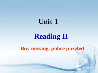 高中英语 Unit1 Tales of the unexplained Reading 2精品课件 牛津译林版必修2 课件