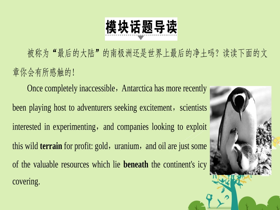 英语 Module 1 Deep South课件 外研版选修8 课件_第2页