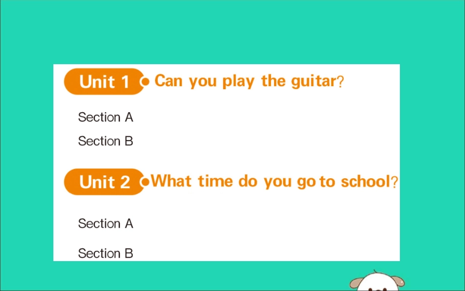 版七年级英语下册 目录 (新版)人教新目标版 素材_第2页