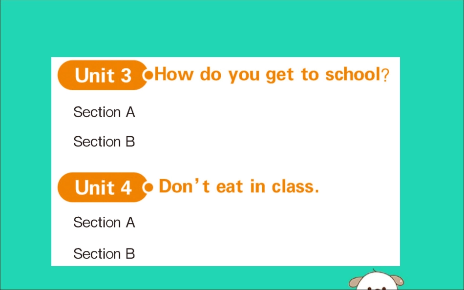 版七年级英语下册 目录 (新版)人教新目标版 素材_第3页