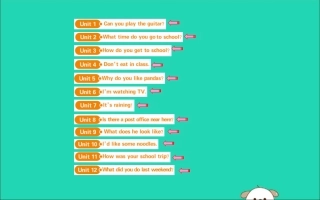 版七年级英语下册 目录 (新版)人教新目标版 素材