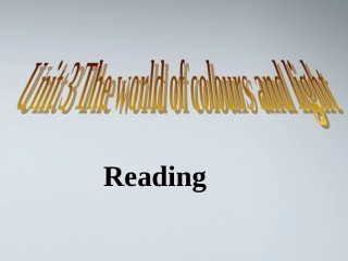 高中英语 m8u3-reading1课件 牛津版选修8 课件