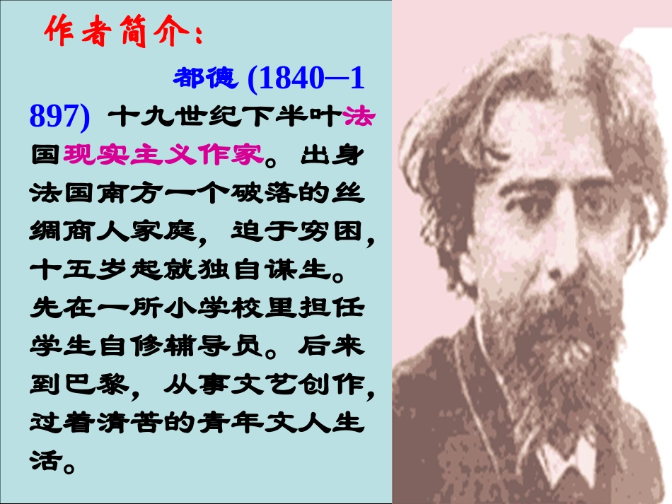 江苏地区八年级语文上册第七课(最后一课)课件 苏教版 课件_第3页