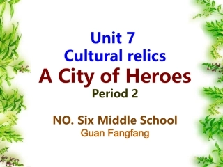 高一英语优质课展评获奖课件 unit7 reading 课件