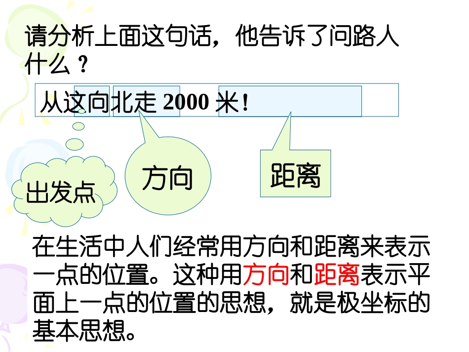 高二数学选修4-4极坐标与参数方程 极坐标系课件_第3页