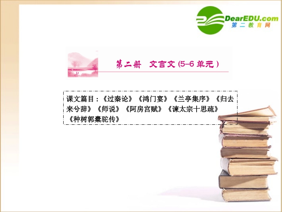 高考语文通晓课本知识点复习课件4-人教版第二册-2 课件_第1页