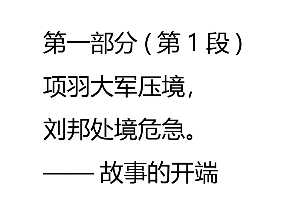 高中语文鸿门宴练习课件 苏教版 必修3 课件_第3页