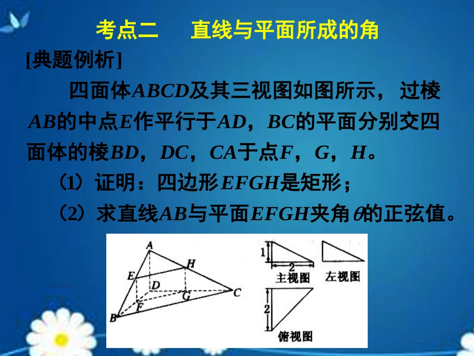 高考数学一轮复习 第七章 第七节 立体几何中的向量方法课件 理 课件_第3页