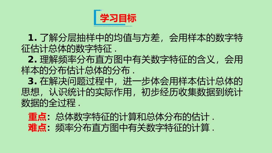 高中数学 第五章 统计与概率 514 用样本估计总体课件 新人教B版必修第二册 课件_第2页